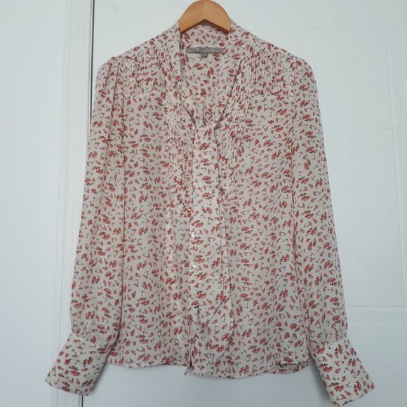 Guess tie-neck rosebud-print blouse - Picture 2 of 10